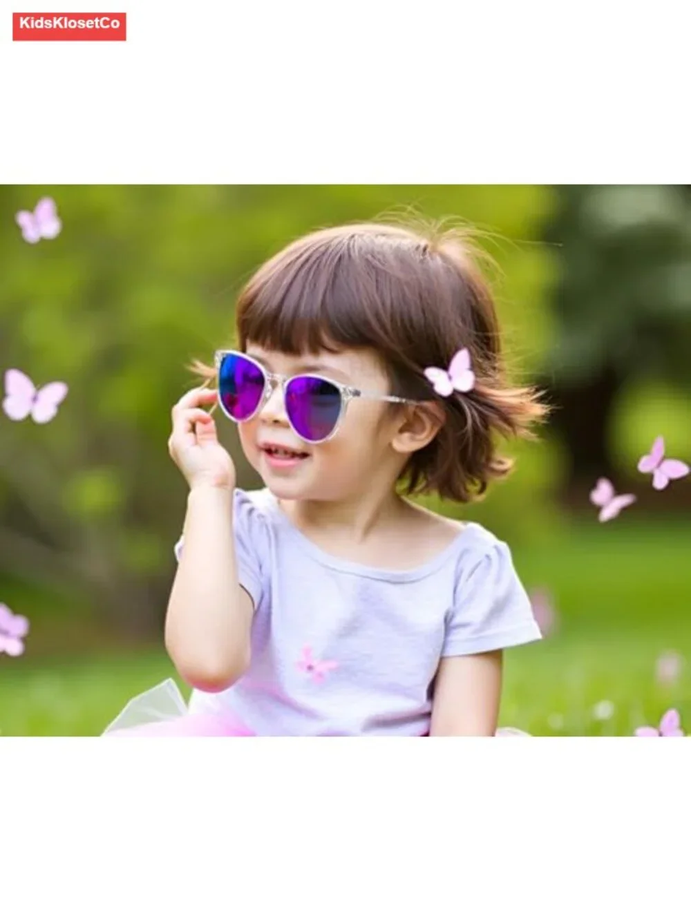 Polarized Kids Sunglasses 100% UV Protection TR90 Frame Stainless Steel Temples